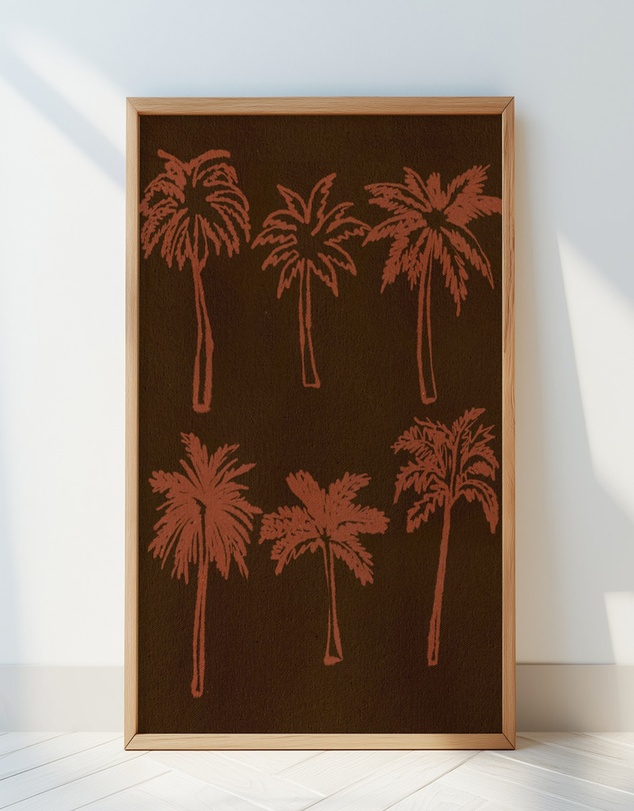 Olive et Oriel - The Land Story 8 by Shatha Al Dafai Art Print
