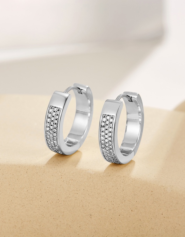 Mestige - Lara Earrings - Silver Plated