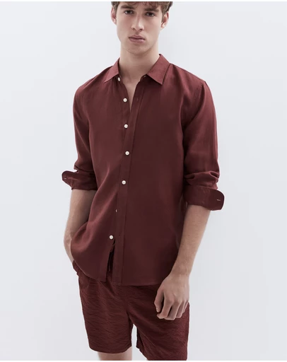 UNISON - Linen Regular Fit Shirt