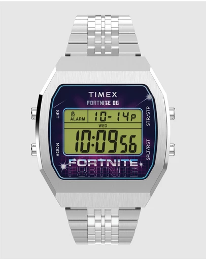 TIMEX - Timex x Fortnite T80 36mm Stainless Steel Bracelet Watch