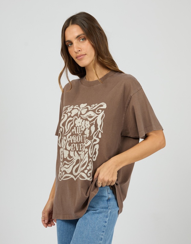 All About Eve - Fields Relaxed Tee Coffee