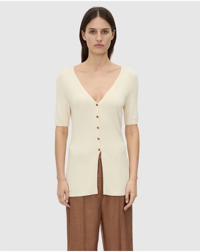 C&M CAMILLA AND MARC - Nimbus Buttoned SS Top
