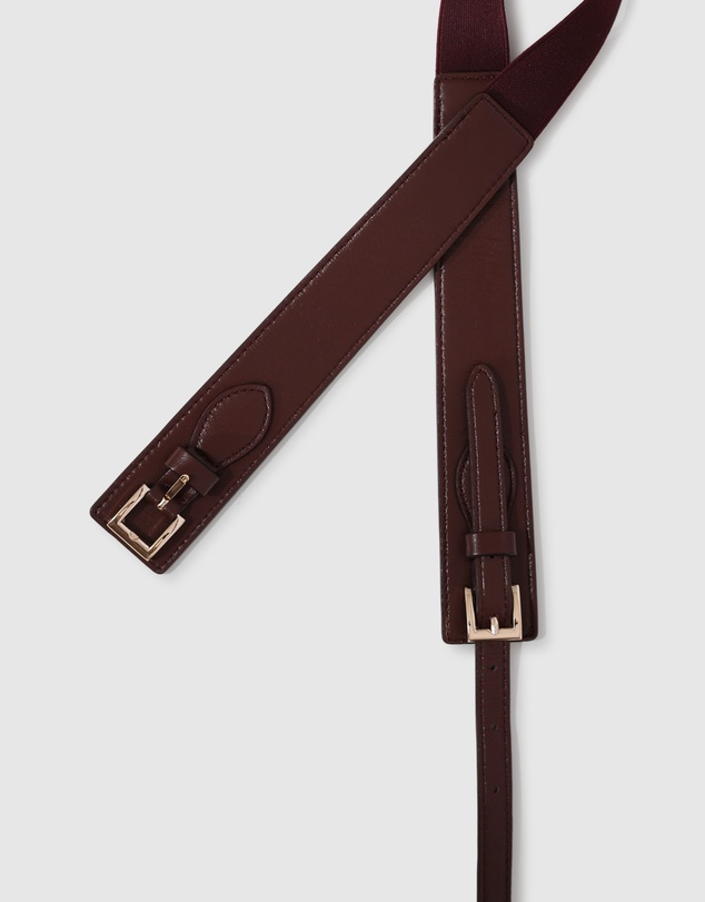 Belle & Bloom - London Fog Leather Waist Belt