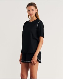 Jag - Celina Blanket Stitch Tee