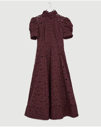 Revibe - Repaired Rebecca Vallance Kitsu SS Midi Dress - AU 8
