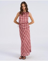 Vero Moda - Lise Sleeveless Check Top
