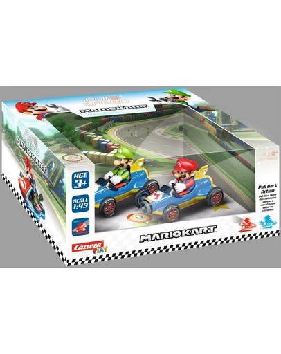 Carrera Toys - Carrera PS Mario Kart Twin Pack Mach 8 Mario and Luigi