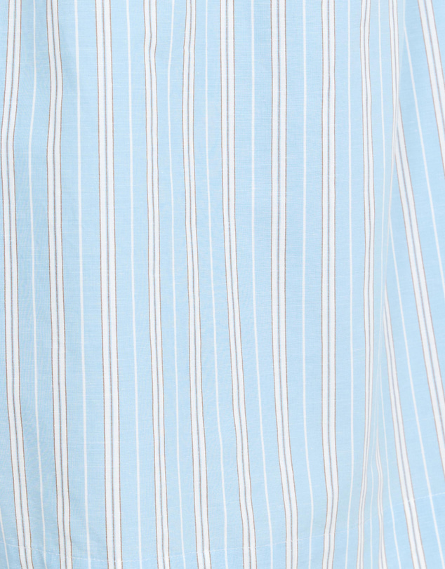AERE - Nieve Stripe Cotton Mini Dress