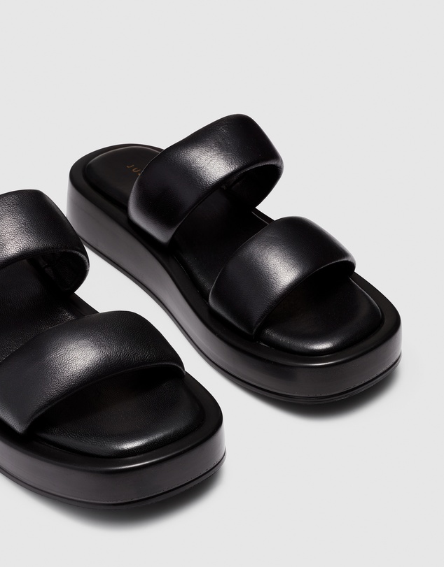 Just Because - Sarita Leather Flatform Sandals
