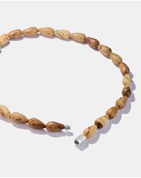 THOMAS SABO - THOMAS SABO Elyndra Necklace with Yellow Jasper Beads
