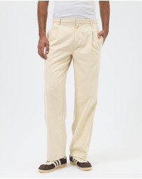 AERE - Aiden Double Pleat Relaxed Chinos
