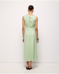 AERE - Amie Linen Midi Dress
