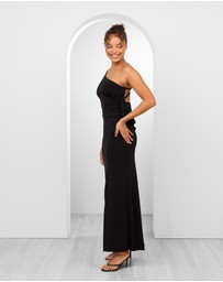 Pilgrim - Corinne One Shoulder Cowl Gown