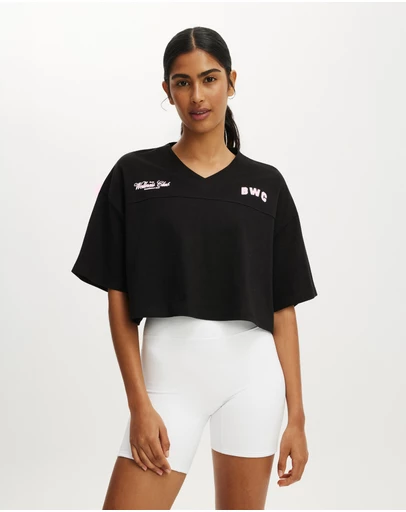 Cotton On Body Active - Cropped Graphic Sporty Tee
