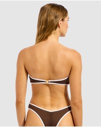 Seafolly - Beach Bound Ring Front Bandeau Bikini Top