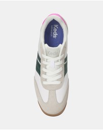 Keds - Revival Suede/Leather Cream/Green