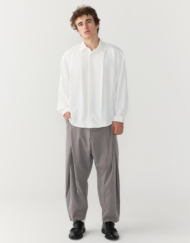 Justin Cassin - Lucien Pleated Shirt