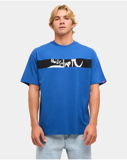 Quiksilver - Mens Impaired Panel Oversized T-Shirt