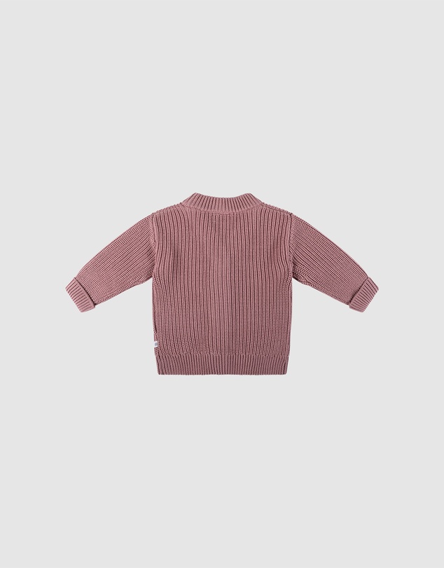 Kynd Baby - Knit Cardigan in Dusty Lilac