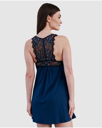 Oh!Zuza - Short Viscose & Lace Nightie with Bust Support