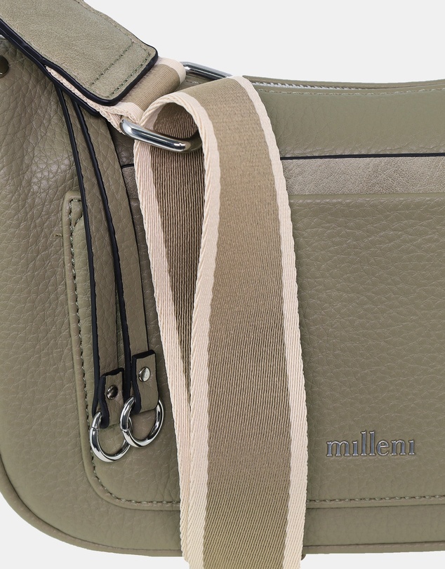 Milleni - Milleni Ladies Vegan Leather Fashion Everyday Crossbody Bag