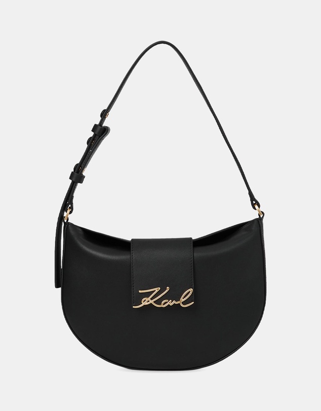 Karl Lagerfeld - K/Signature Halfmoon Shoulder Bag