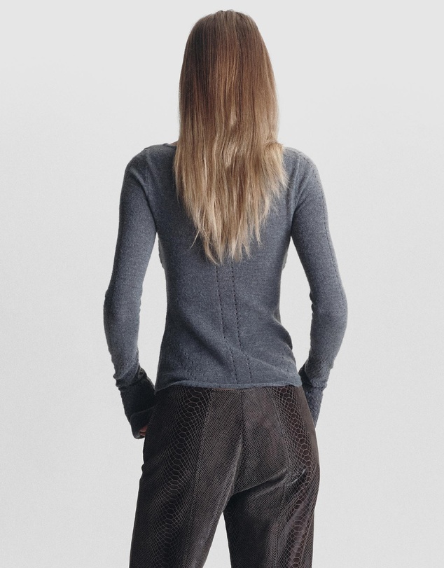 Paris Georgia - Amelia Pointelle Top