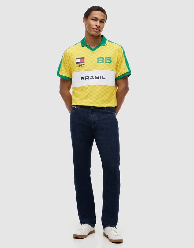 Tommy Hilfiger - Geometric Flag Print SS Rugby Shirt