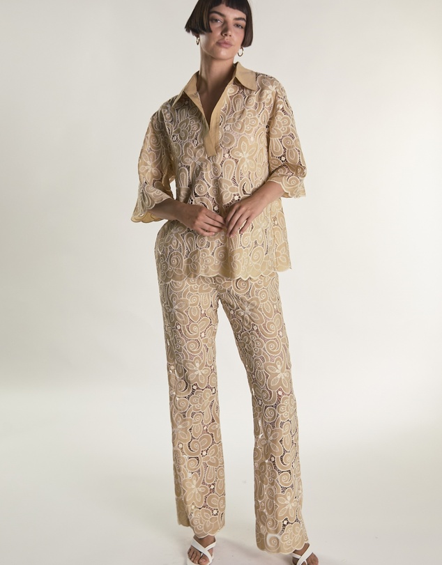 Glamorous - Flare Short Sleeve Shirt