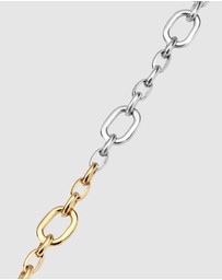 Elli Jewelry - Bracelet Bicolor Crystal 925 Sterling Silver