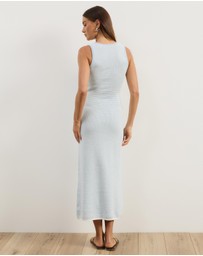 Atmos&Here - Juni Sleeveless Stripe Knit Dress