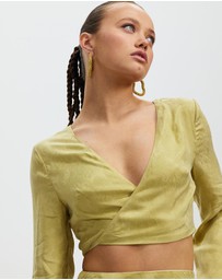 Third Form - Paisley Wrap Blouse
