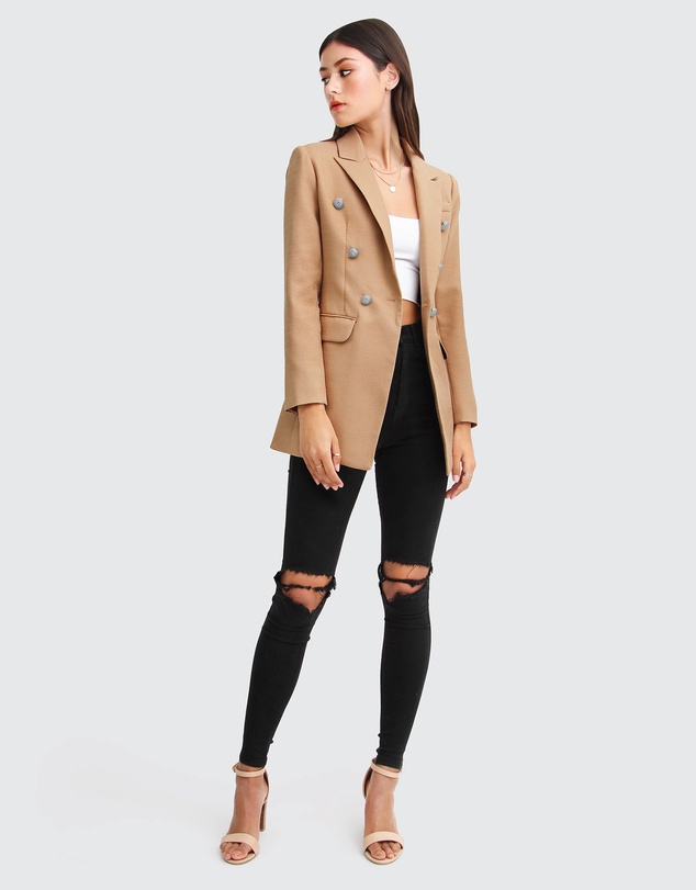 Belle & Bloom - Princess Polina Textured Weave Blazer
