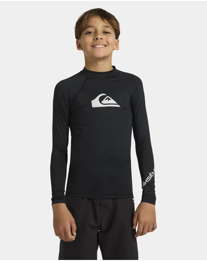 Quiksilver - Boys 8 to 16 All Time Long Sleeve Rash Vest
