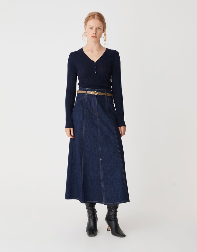 Forcast - Lacey Pointelle Knit
