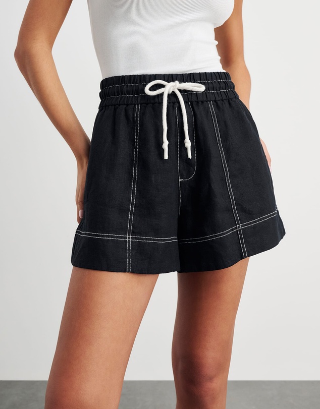 Jag - Gigi Linen Pull On Short