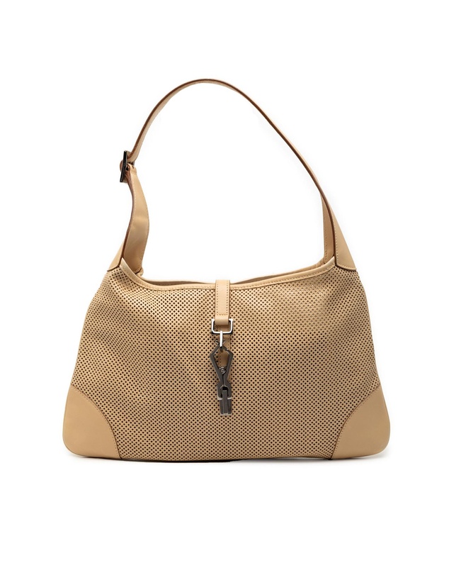 Pre-Loved by Azura Reborn - Pre-Loved Perforated Calfskin Jackie Hobo