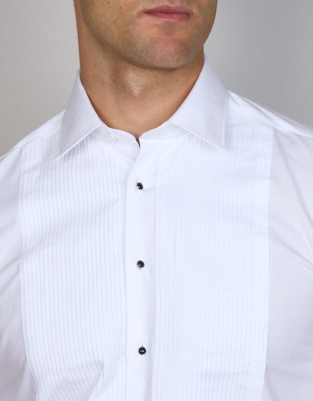 Abelard - Pleat Front Dinner Shirt Slim Fit