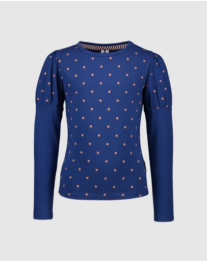 B.Nosy - Long Sleeve Polka Dot Top - Kids-Teens