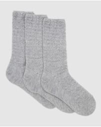 Levante - 3 Pack 100% Textured Cotton Sock