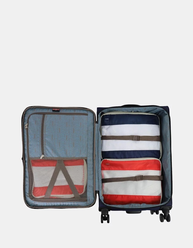 Pierre Cardin - Pierre Cardin 3-Piece Set Soft Water-Repellent Suitcase