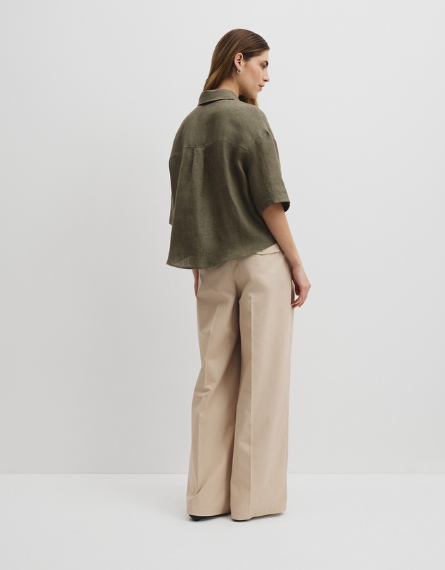 Country Road - Short Sleeve Linen Shirt