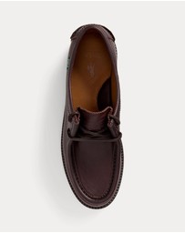 Polo Ralph Lauren - Jett Lug-Sole Leather Moc-Toe Shoes - Men's