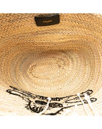 Pre-Loved by Azura Reborn - Pre-Loved Andre Butzer Large Raffia Classic Wanderer Embroidered Shopping Tote