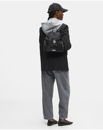 Karl Lagerfeld - Ikon Nylon Small Flap Backpack
