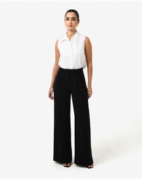 Forcast - Kia Cotton Sleeveless Shirt