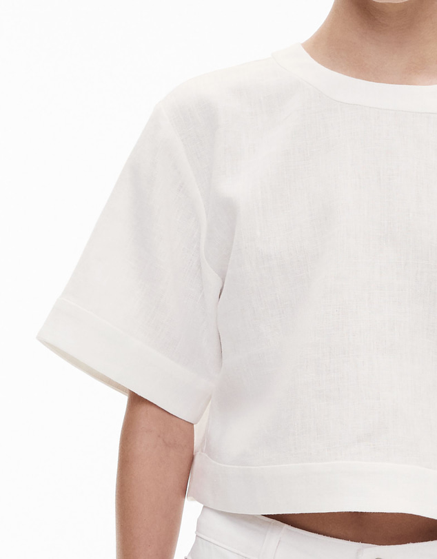 Witchery - Linen Crop Popover