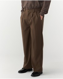 Justin Cassin - Bryden Pleated Loose Pants