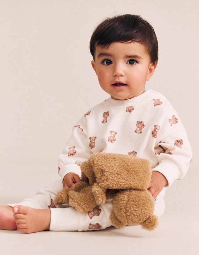 Huxbaby - 3-Piece Beary Snuggly Newborn Gift Set - Babies-Kids