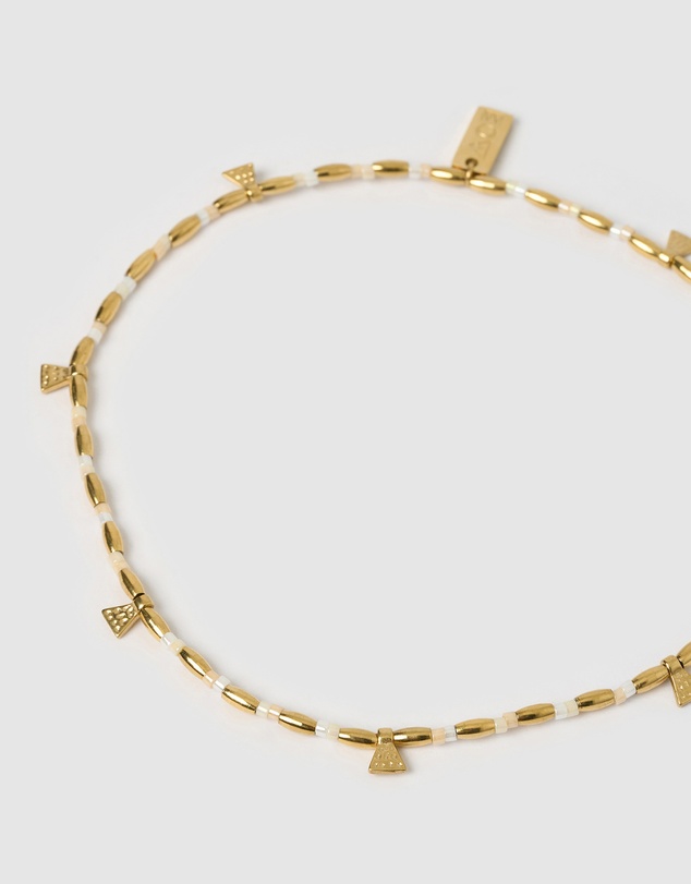 Arms Of Eve - Natalia Gold Anklet - Vanilla